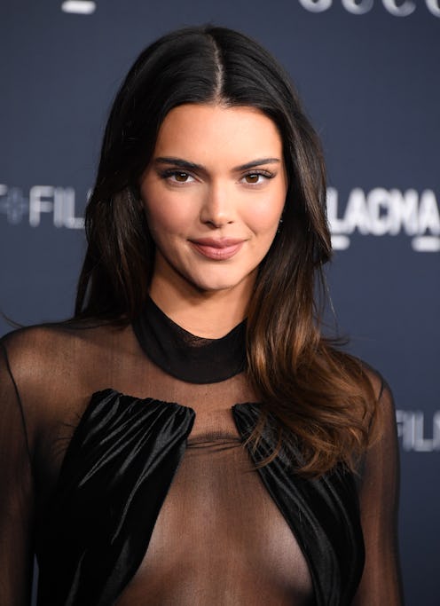 LOS ANGELES, CALIFORNIA - NOVEMBER 05: Kendall Jenner arrives at the 11th Annual LACMA Art + Film Ga...