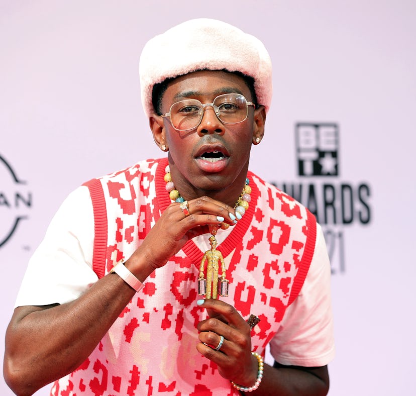 LOS ANGELES, CALIFORNIA - JUNE 27: Tyler, the Creator attends the BET Awards 2021 at Microsoft Theat...