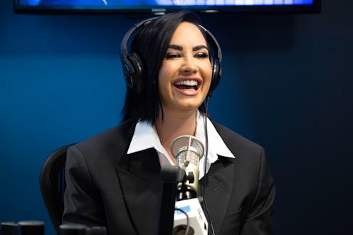 NEW YORK, NEW YORK - JUNE 14: Demi Lovato visits SiriusXM Studios on June 14, 2023 in New York City....