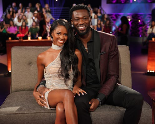 Charity and Dotun on 'The Bachelorette' finale. Photo via Getty Images