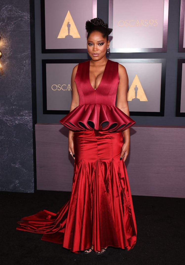Keke Palmer arrives for the Academy of Motion Picture Arts and Sciences' 13th Annual Governors Award...