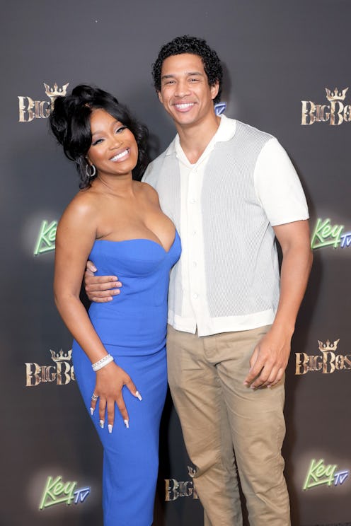 LOS ANGELES, CALIFORNIA - MAY 10: (L-R) Keke Palmer and Darius Jackson attend Boss Featuring Keke Pa...