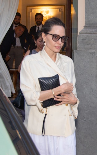 Angelina Jolie french twist updo 2023