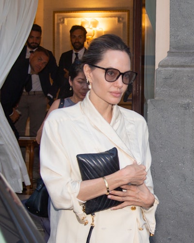 Angelina Jolie french twist updo 2023