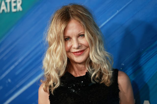 WEST HOLLYWOOD, CALIFORNIA - NOVEMBER 04: Meg Ryan attends the amfAR Gala Los Angeles 2021 honoring ...