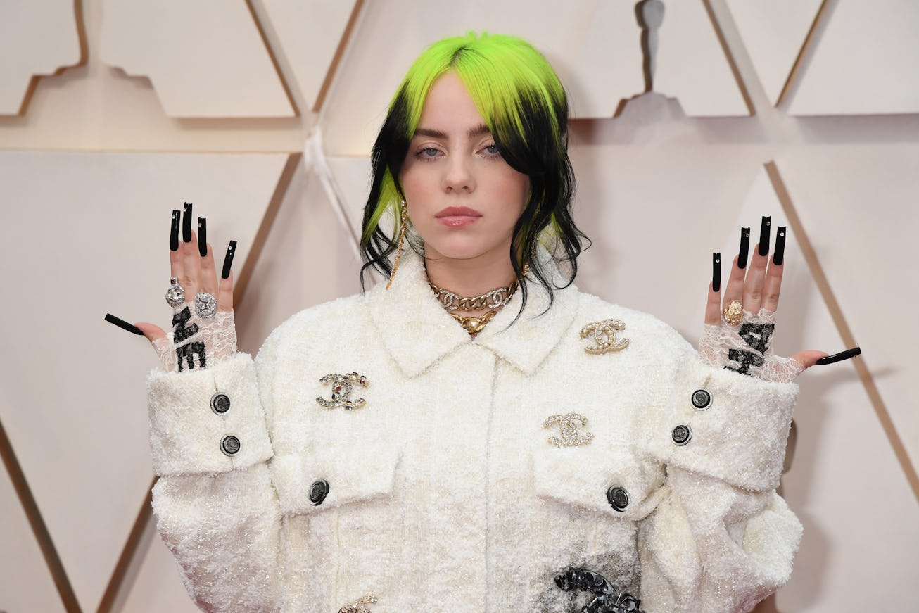 HOLLYWOOD, CALIFORNIA - FEBRUARY 09: Billie Eilish attends the 92nd Annual Academy Awards at Hollywo...