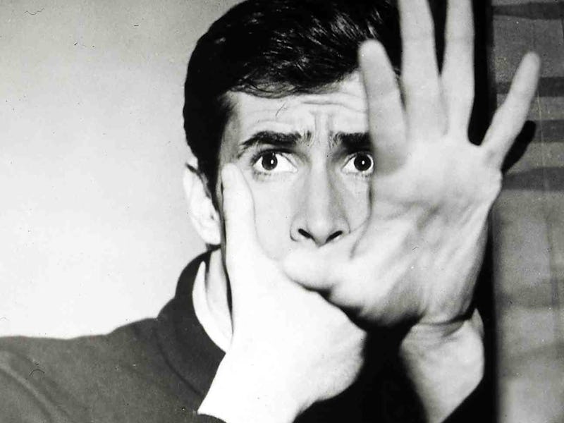 Kino. Anthony Perkins , 1960, 1960er, 1960s, Hitchcock Movie, Kriminalfilm, Psycho, Thriller, crime,...