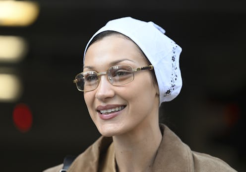 NEW YORK, UNITED STATES - FEBRUARY 24: Renowned model Bella Hadid arrives at Turkevi Center (Turkish...
