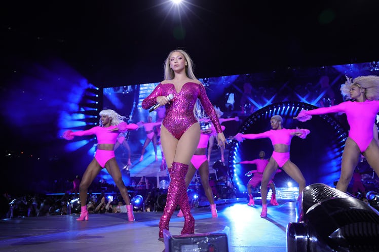 Beyonce dances during the Renaissance tour, which she had a workout for. (Editorial Use Only) (Exclu...