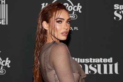 HOLLYWOOD, FLORIDA - MAY 19: Megan Fox attends the Sports Illustrated Swimsuit 2023 Issue Release Pa...