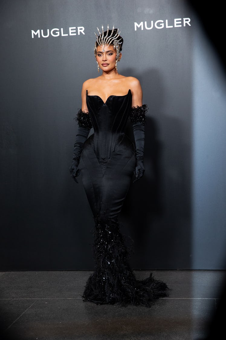 Kylie Jenner attends the Thierry Mugler: Couturissime Exhibition Opening Night at Brooklyn Museum on...