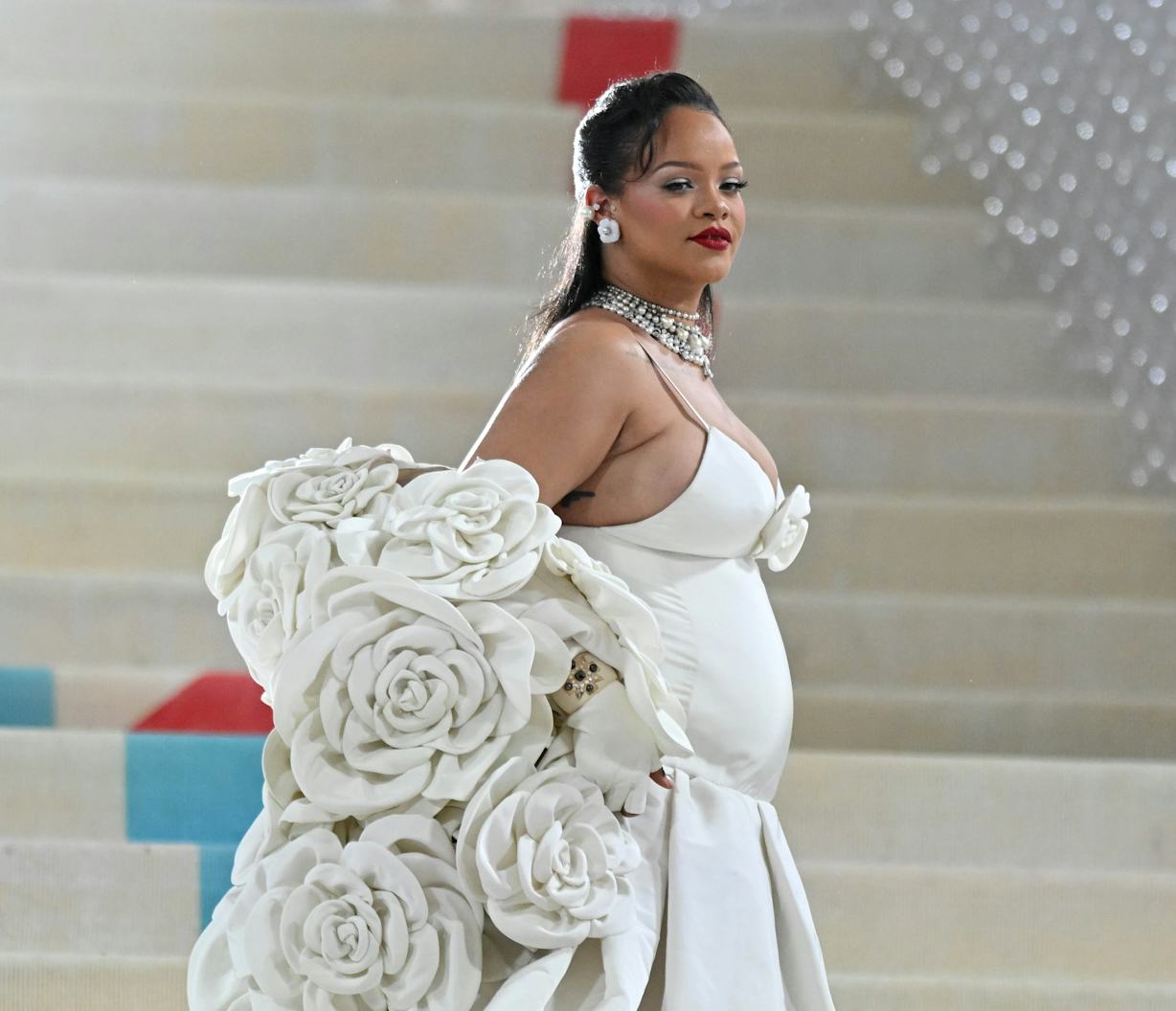 Pregnant Rihanna Breastfeeds Her Son RZA In New Photos