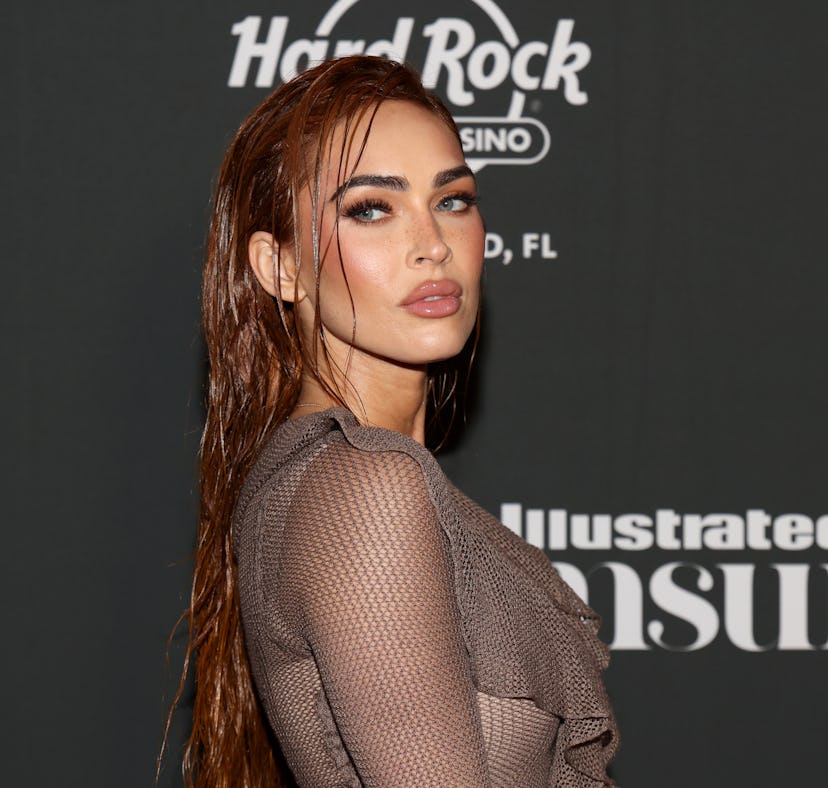 HOLLYWOOD, FLORIDA - MAY 19: Megan Fox attends the Sports Illustrated Swimsuit 2023 Issue Release Pa...