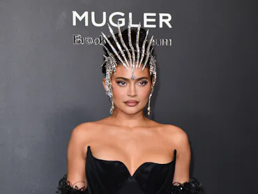 Kylie Jenner arrives to the opening of the Thierry Mugler: Couturissime exhibition at the Brooklyn M...