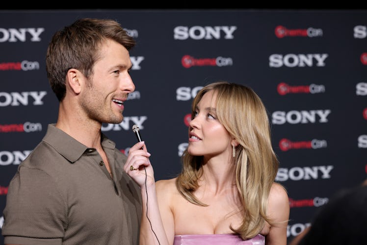 Glen Powell and Sydney Sweeney of "Anyone But You" 