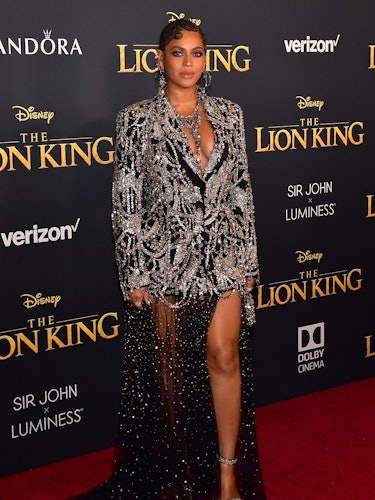 Beyoncé attends the premiere of Disney's "The Lion King" 
