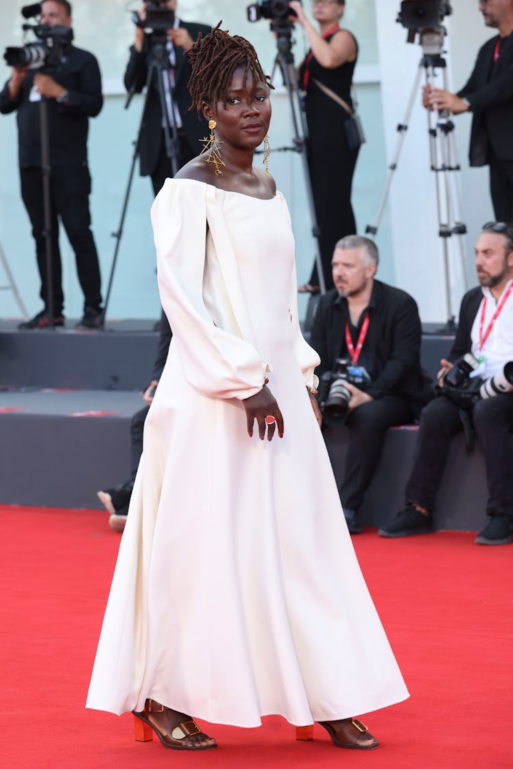 Alice Diop attends a red carpet ahead of the closing ceremony at the 80th Venice International Film ...