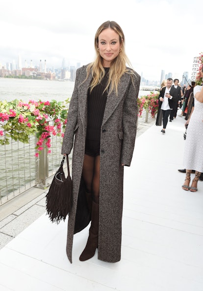 Olivia Wilde at Michael Kors Spring 2024 Ready To Wear Runway Show at Domino Park on September 11, 2...