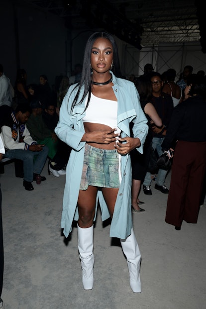NEW YORK, NEW YORK - SEPTEMBER 10: Coco Jones attends the 3.1 Phillip Lim fashion show during New Yo...