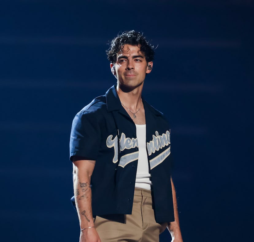 DETROIT, MICHIGAN - AUGUST 24: Joe Jonas performs onstage during Jonas Brothers “Five Albums, One Ni...