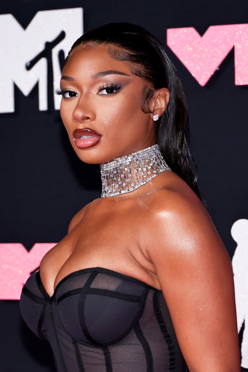 Megan Thee Stallion attends the 2023 MTV Video Music Awards.