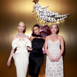 Anya Taylor-Joy, Hailey Bieber and Florence Pugh attend the opening event of Tiffany & Co.'s new sto...