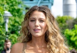 Blake Lively attended Michael Kors' Spring/Summer 2024 show during NYFW in September with brown nail...