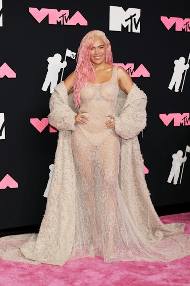 Karol G attends the 2023 MTV Video Music Awards 