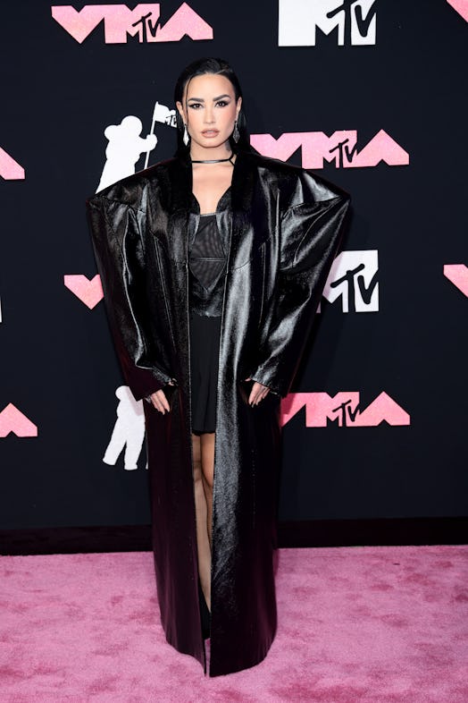 Demi Lovato attends the 2023 MTV Video Music Awards. 