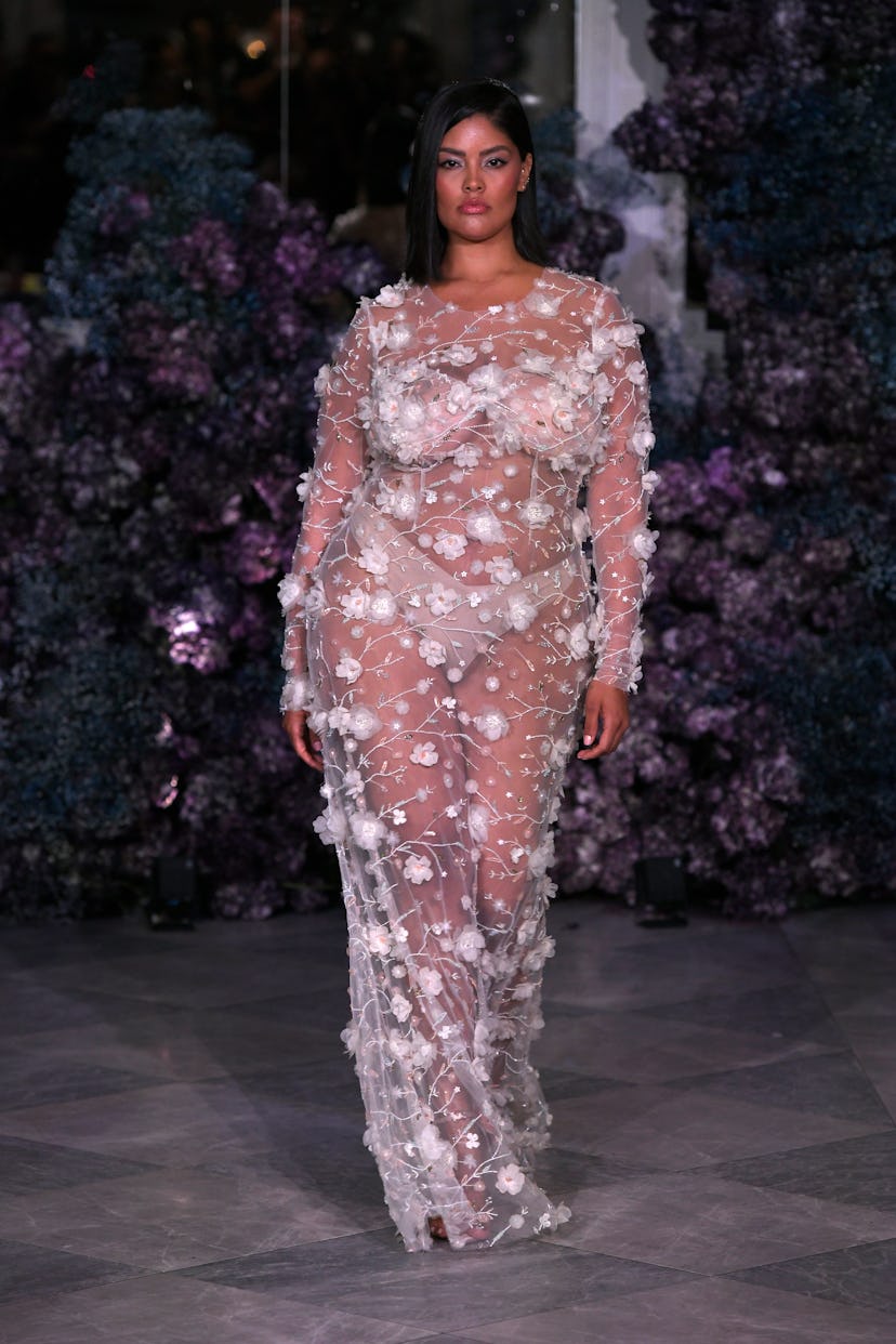 Jocelyn Corona walks the runway during TRESemme X Christian Siriano.