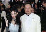 Elon Musk shared a photo of Grimes having a C-section with baby X.