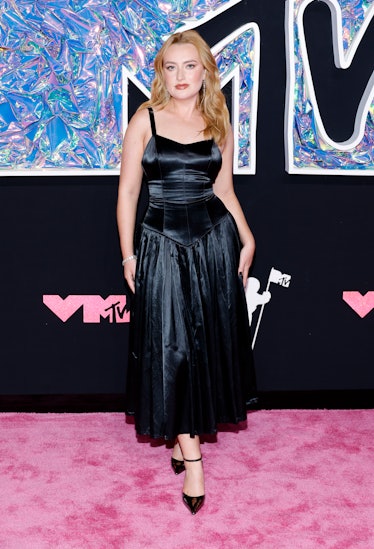 Amelia Dimoldenberg attends the 2023 Video Music Awards at Prudential Center 