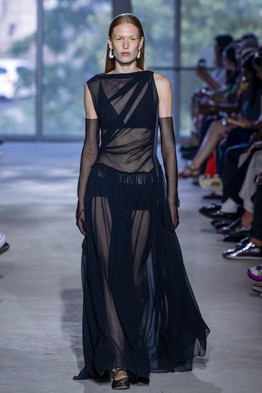 A model walks the runway during the 3.1 Phillip Lim Ready to Wear Spring/Summer 2024 fashion show.