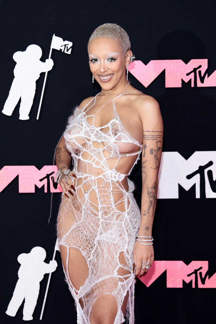 Doja Cat attended the 2023 MTV Video Music Awards on September 12, 2023.