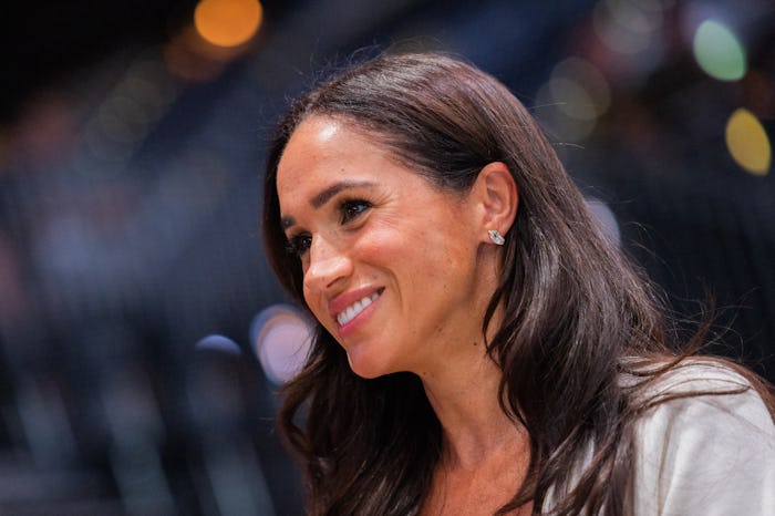 13 September 2023, North Rhine-Westphalia, Duesseldorf: Meghan, Duchess of Sussex, watches wheelchai...