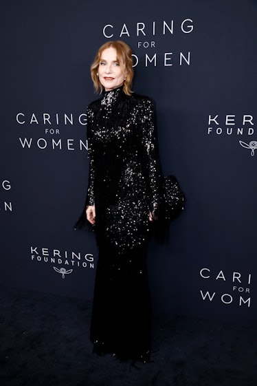 Isabelle Huppert attends the Kering Foundation Second Annual Caring For Women Dinner
