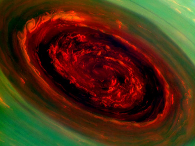 IN SPACE - NOVEMBER 27, 2012: In this handout image released on April 30, 2013 by NASA, the spinnin...
