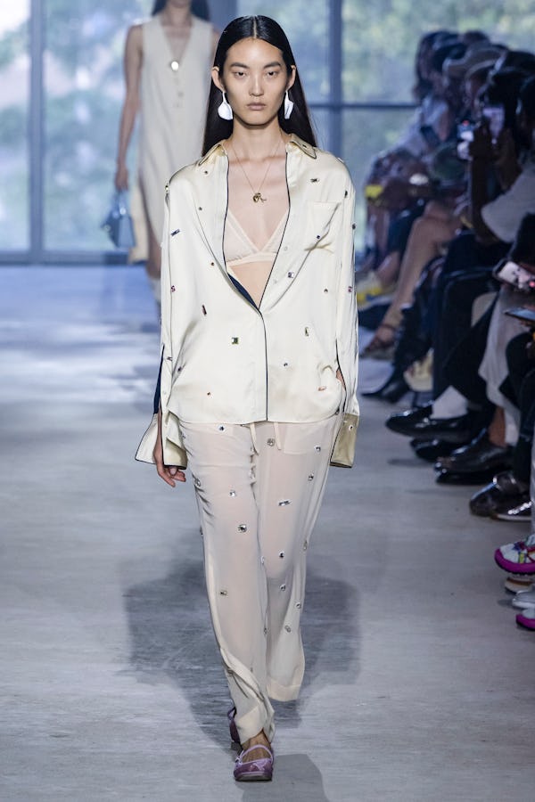 A model walks the runway during the 3.1 Phillip Lim Ready to Wear Spring/Summer 2024 fashion show.