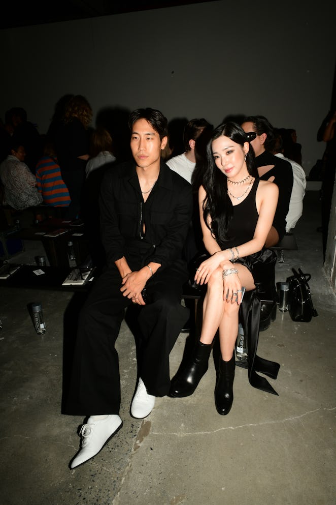 Tiffany Young at the Helmut Lang Spring 2024 Ready To Wear Runway Show at Skylight at Essex Crossing...
