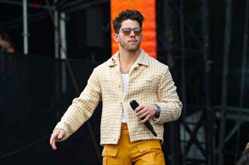 DUNDEE, SCOTLAND - MAY 27: Nick Jonas of the Jonas Brothers performs at BBC Radio 1's Big Weekend 20...