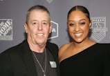 BEVERLY HILLS, CALIFORNIA - NOVEMBER 05: Actress Tia Mowry (R) and her Father Timothy Mowry attend t...