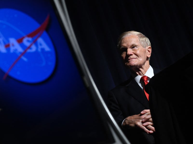 NASA Administrator Bill Nelson looks on during a press conference on Unidentified Anomalous Phenomen...