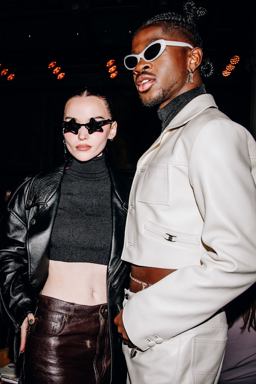 Dove Cameron and Lil Nas X at the COACH Spring 2024 Ready To Wear Runway Show and dinner event at th...