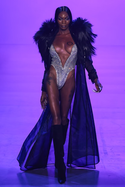 Dominique Jackson walks the runway during The Blonds Spring/Summer 2024 Fashion Show during New York...