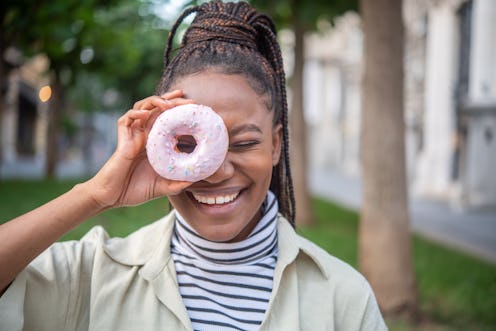 Portrait of smiling African American young woman