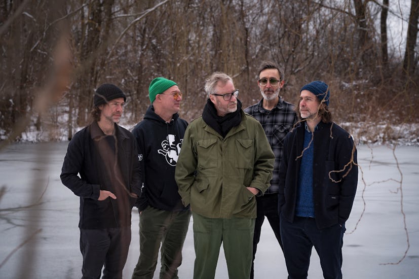 HUDSON, NY - FEBRUARY 28: The band The National photographed outside Long Pond Studio in Hudson, NY....