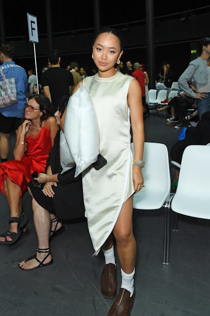 LONDON, ENGLAND - SEPTEMBER 16: Griff attends the JW Anderson show during London Fashion Week Septem...