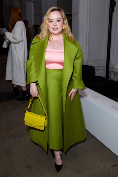 LONDON, ENGLAND - SEPTEMBER 18: Nicola Coughlan attends the Emilia Wickstead show during London Fash...