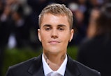 Canadian singer Justin Bieber arrives for the 2021 Met Gala at the Metropolitan Museum of Art on Sep...
