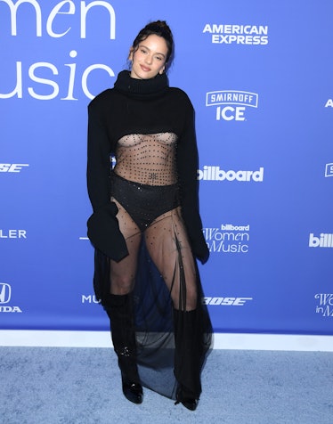 Rosalía arrives at the 2023 Billboard Women In Music at YouTube Theater 